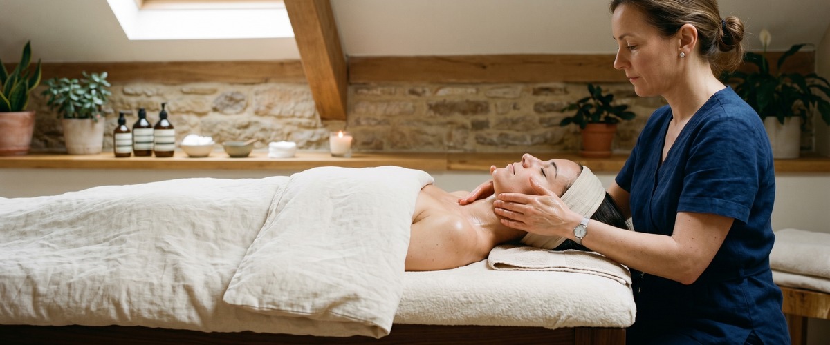 Personalised facial work blending Thai pressure points with skincare suited to your skin